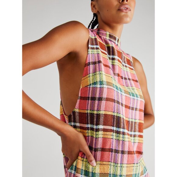 FREE PEOPLE Walk The Walk Plaid Mini / Retro Combo - Picture 8 of 10